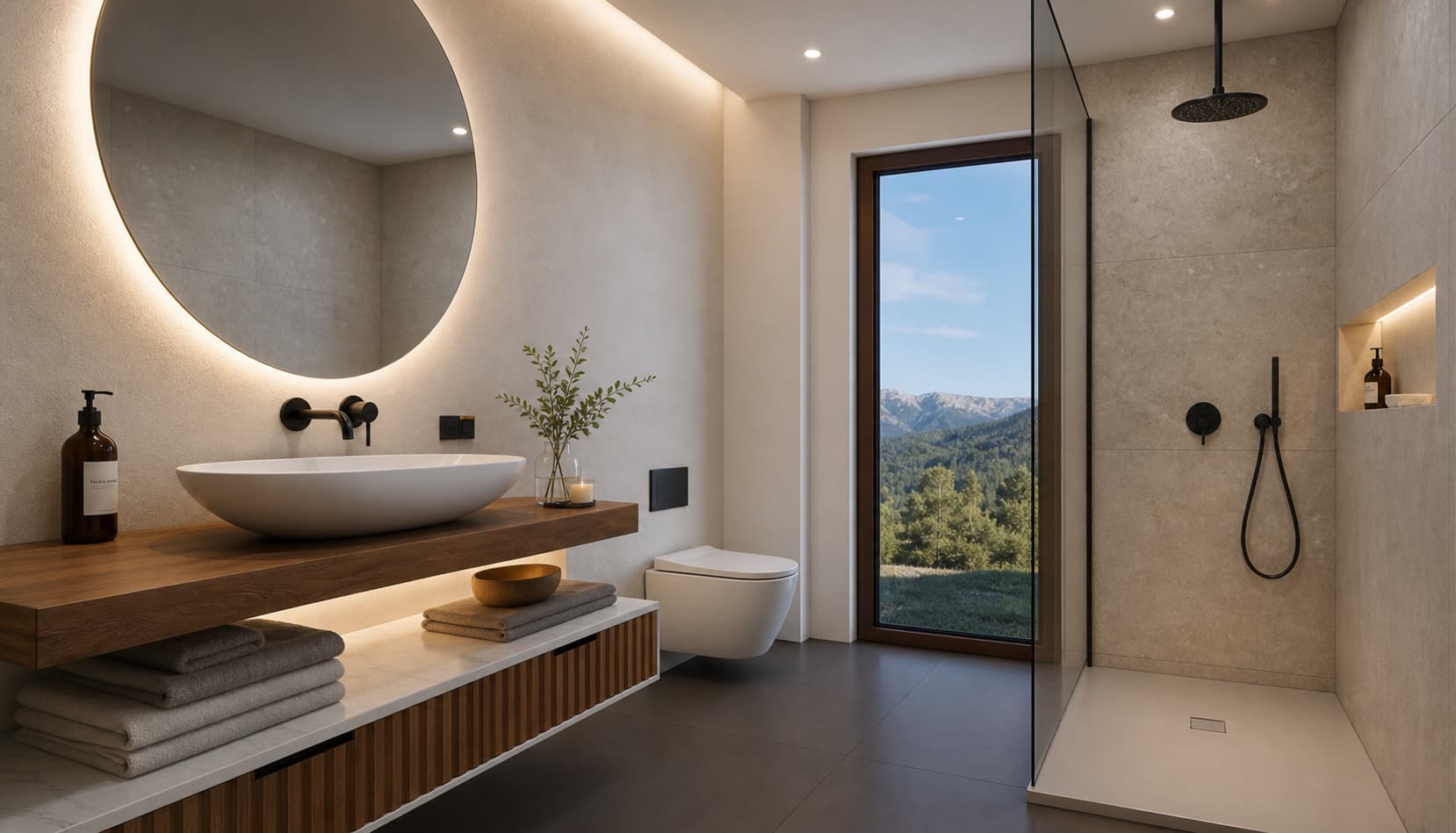 Referencia visual Unimodul: Baño y acabados